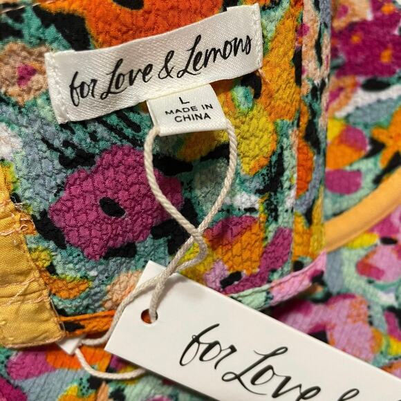 NWT - For Love & Lemons Suvi Coreset Top - Picture 3 of 5